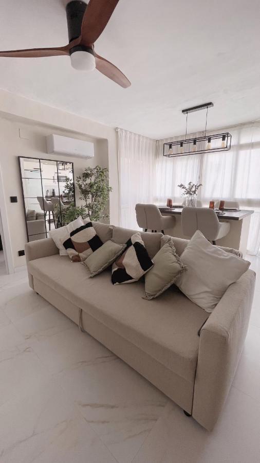 Precioso Apartamento Con Piscina A 3 Minutos De La Playa En Coche توريمولينوس المظهر الخارجي الصورة